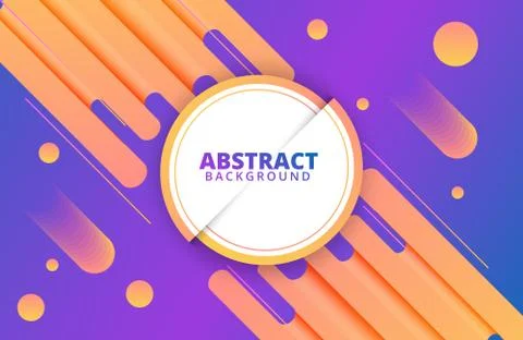 Abstract dynamic shapes background. Dynamic gradient shapes composition Stock Illustration