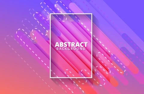 Abstract dynamic shapes background. Dynamic gradient shapes composition Stock Illustration