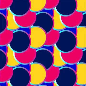 Abstract dynamic shapes create a vibrant, colorful pattern perfect for mode.. 스톡 일러스트