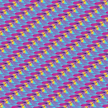 Abstract dynamic shapes create a vibrant, colorful pattern perfect for mode.. 스톡 일러스트