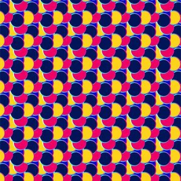 Abstract dynamic shapes create a vibrant, colorful pattern perfect for mode.. 스톡 일러스트