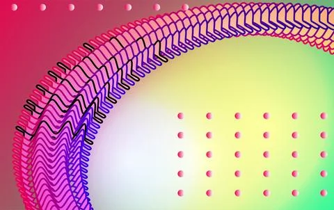 Abstract dynamic shapes gradient background featuring lines and elements pe.. Stock Illustration