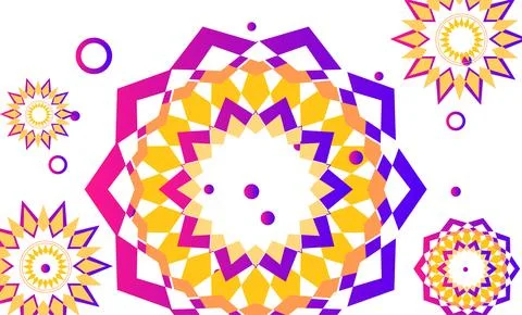 Abstract dynamic shapes gradient background featuring lines and elements pe.. 库存插图