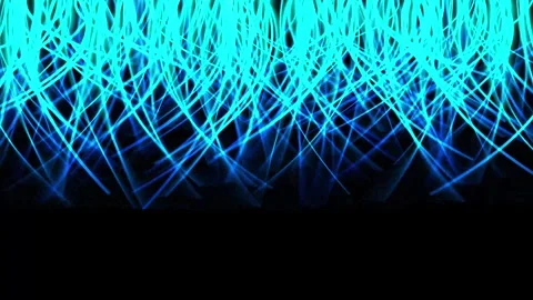 Abstract dynamic streaks of bright cyan and deep blue light painting an ene.. Stock Footage 346502020