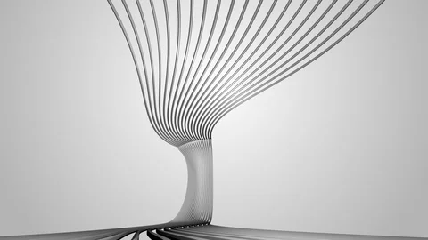 Abstract Dynamic Wave Background Stock Footage 101979243