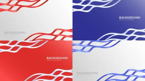 Abstract dynamic wave line background Stock Illustration