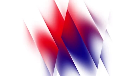 Abstract dynamic wave liquid fluid futuristic neon blue an red luminous glass Stock Footage 328002894