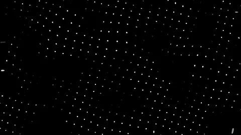 Abstract dynamic with white dots on transparent background Stock Footage 276110689