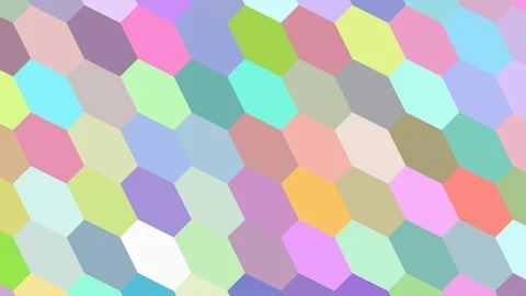 Abstract, dynamically changing, looped geometric background, 3d render Stock Footage 128889940