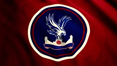 Abstract eagle on the emblem of the Crystal Palace professional football club Stock Footage 167664863