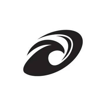 Abstract eagle logo design concept Stock Illustration