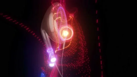 Abstract Earphones Stock Footage 145151558
