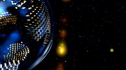 Abstract Earth. Background for Headline Stock Footage 49445304