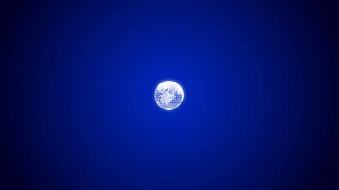Abstract earth globe spinning and resolving Stock Footage 120021412