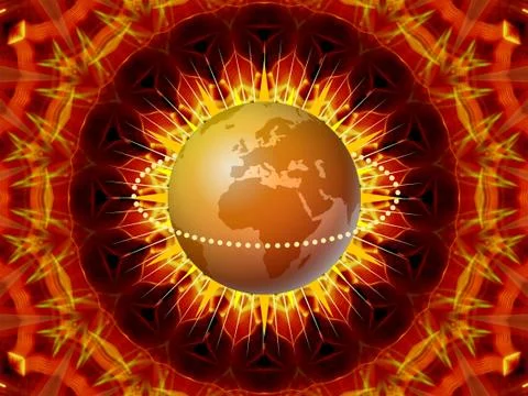 Abstract Earth Stock Illustration