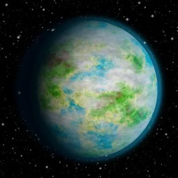 Abstract earth planet generated texture background Stock Illustration