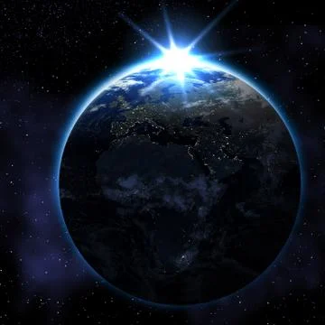 Abstract Earth from space (Elements of this image furnished by NASA) イラスト素材