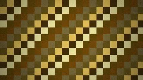 Abstract Earth Tones Checkerboard Pattern Background Stock Illustration