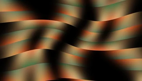Abstract Earthy Wave Pattern Background in Terracotta &amp; Muted Sage Green Stock Illustration