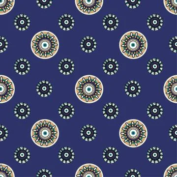 Abstract East seamless pattern background Stock Illustration