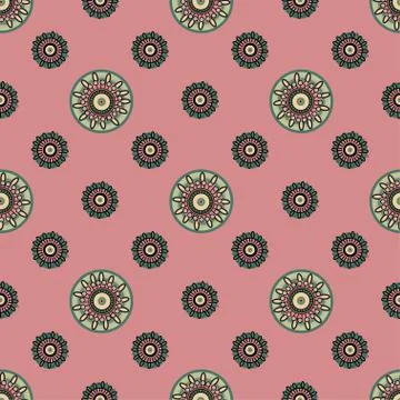 Abstract East seamless pattern background Stock Illustration