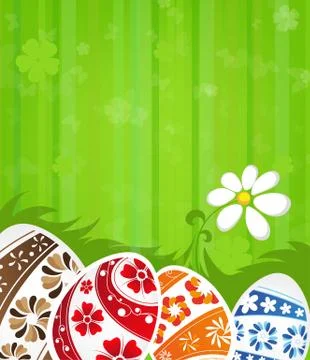 Abstract Easter  background Illustrazione stock