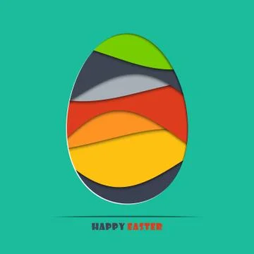 Abstract easter background Stock Illustration