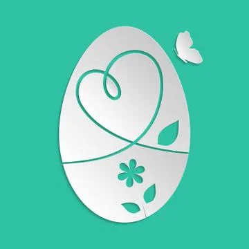 Abstract easter background Stock Illustration