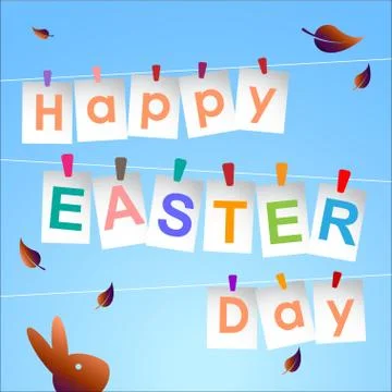 Abstract of Easter Day Stockillustratie