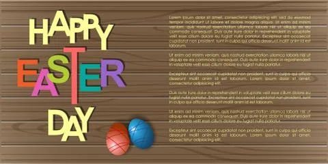 Abstract of Easter Day Illustrazione stock