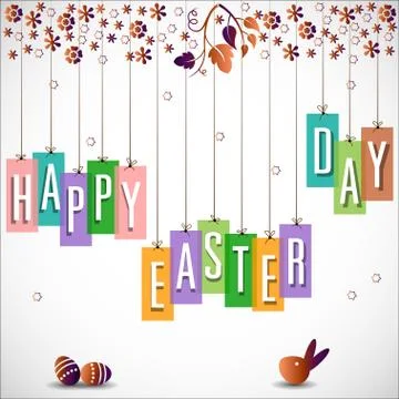 Abstract of Easter Day Stock Illustration