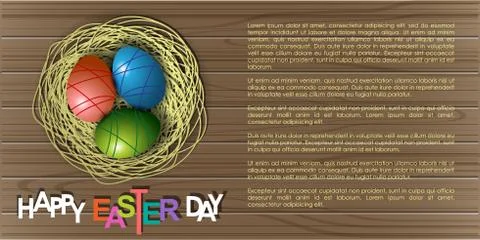 Abstract of Easter Day Illustrazione stock