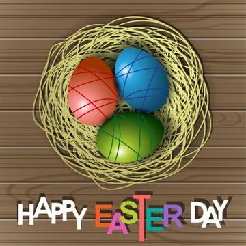 Abstract of Easter Day Illustrazione stock