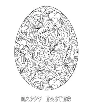 Abstract easter egg Stock Illustration