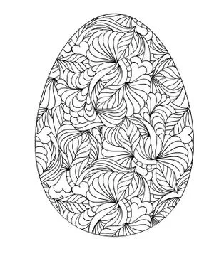 Abstract easter egg Stock Illustration