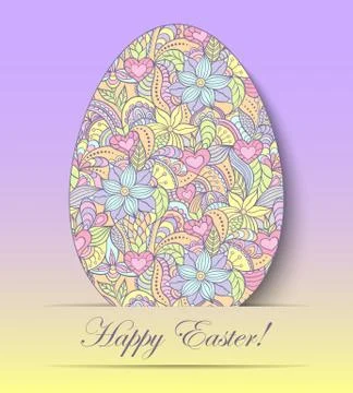 Abstract easter egg Stock Illustration