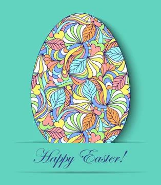 Abstract easter egg Stock Illustration