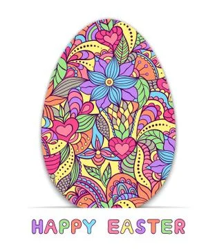 Abstract easter egg Stock Illustration