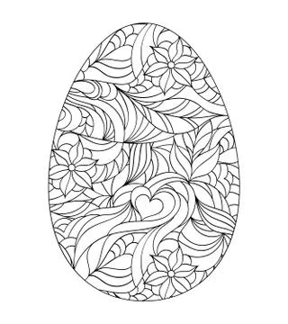 Abstract easter egg Stock Illustration