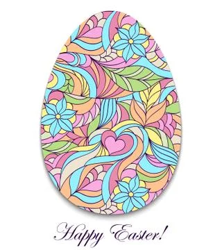 Abstract easter egg 스톡 일러스트
