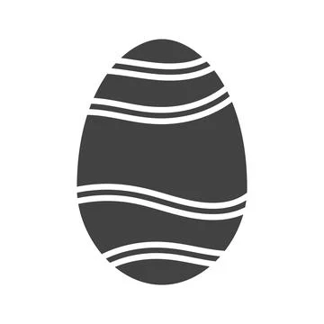 Abstract easter eggs icon symbol isolated on white background イラスト素材
