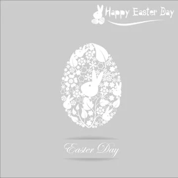 Abstract of Easter eggs Stockillustratie