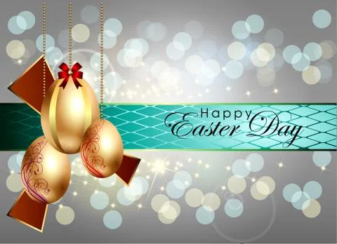 Abstract of Easter eggs Stock Illustration