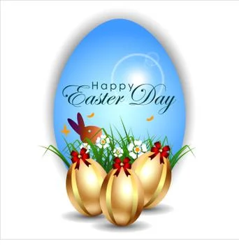 Abstract of Easter eggs. Stockillustratie