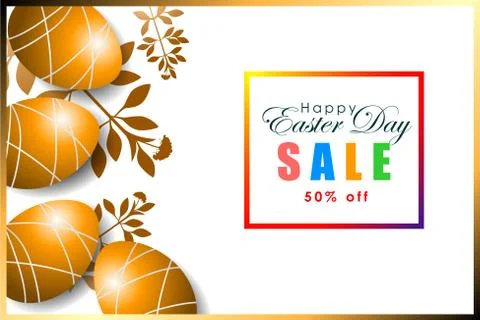 Abstract of Easter eggs. Stock Illustration