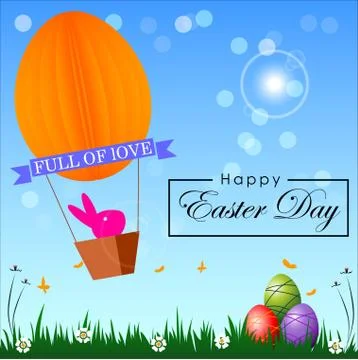 Abstract of Easter eggs. Stock Illustration