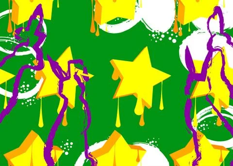 Abstract Easter Graffiti background. Modern street art holiday decoration b.. Illustrazione stock