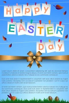 Abstract of Easter Illustrazione stock