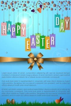 Abstract of Easter Illustrazione stock