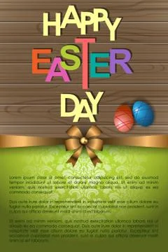 Abstract of Easter Stock Illustration